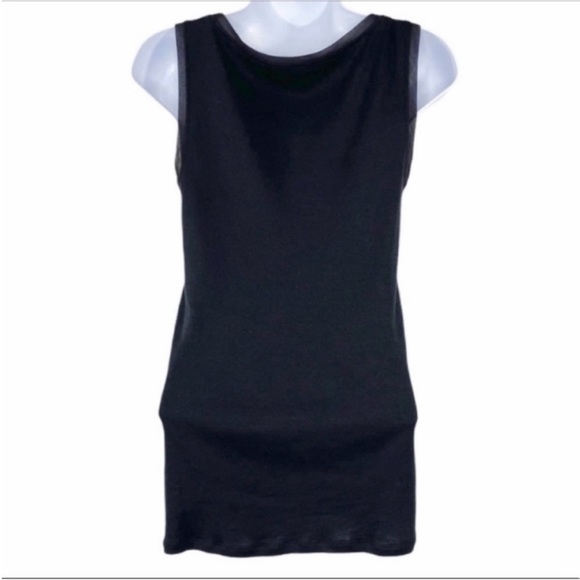 ANN TAYLOR Sequins Disks Tank Top M black - Picture 6 of 10